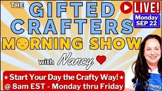 Fabric Haul and New Yarn Project☀️ Good Morning Gifted Crafters! GCMS #101 09-22-25