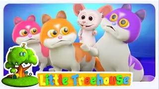 L&aelig;r Med Musikk 🎵 | Three Little Kittens Norsk &ndash; Barnerim & Tegnefilm