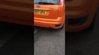 Ford Focus ST 5 pot rumble, 2.5T Engine silencer removed #exhaust #v5 #focusst #5pot #modified