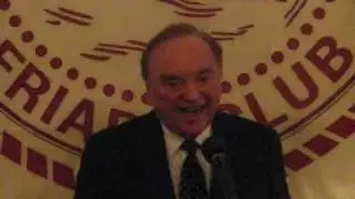 Warren Adler Speech at Friars Club Reception