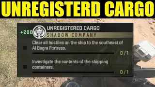 Clear all hostiles on the ship to the southeast of al bagra fortress (unregistered cargo DMZ)
