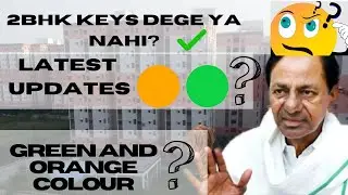 Telangana 2 BHK Keys Distribution|| orange and green colour kcr2bhk #kcr #telangananewslive #kcr2bhk