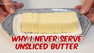 Why I Never Serve Unsliced Butter - How To Use A Vintage Butter Slicer - Vintage Kitchen Gadgets