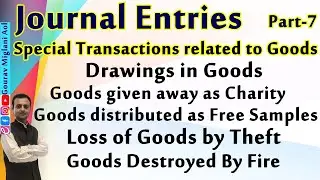 Goods Related Transactions Journal Entries Class 11 Accounting | Class 11 Accounts Journal Entries