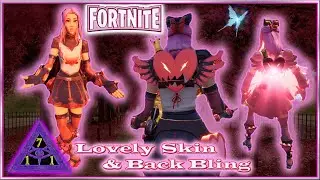 Fortnite Season 5 Lovely Skin & HeartBlast Back Bling How is it Reactive on Elimination Kills Emotes