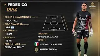 Federico Diaz//  Arquero 2025