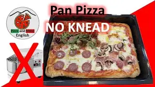 Very easy Pan Pizza &ndash; NO KNEAD