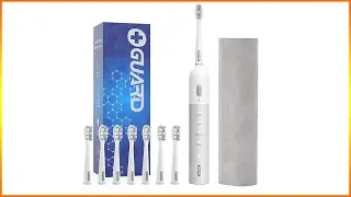Sonic Toothbrush with 8 Replacement Soft Heads Smart Modes