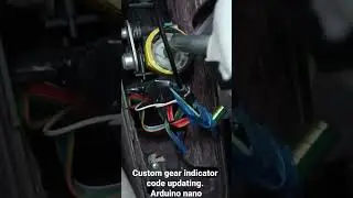 Custom Gear Indicator using arduino.