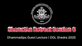 Shamatha Retreat &ndash; Session 6 | Dhammadipa Guest Lecture | DDL Shedra 2025 | Vietnamese Version