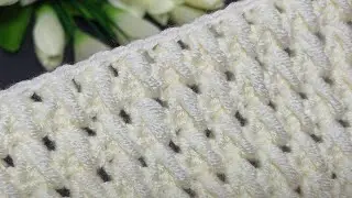 Continue to knit in front of the screen#crochet#knıttıng 🪻🌿🪻🌿🪻🌿🪻