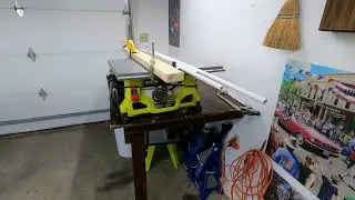 Splitting PVC Pipe on a Table Saw