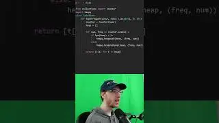 Here's How to use a HEAP | Top K Frequent Elements  - Leetcode 347