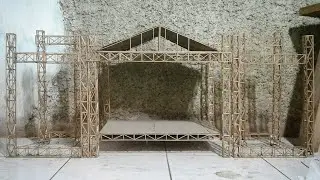 Miniatur panggung dangdut | cara membuat miniatur panggung tutorial