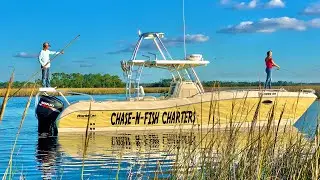 Inshore Fishing in a 20,000lb, 33 foot World Cat in Steinhatchee, Fl
