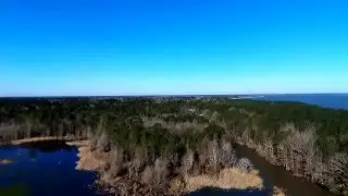 Flight over Lake Moultrie