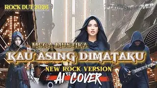 KAU ASING DI MATAKU - MEGA MUSTIKA [ ROCK VERSION ] (Lirik Lagu) 