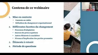 Webinaire - Les bonnes pratiques de gestion du changement dans la petite et moyenne organisation