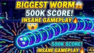 Became the BIGGEST WORM 😱 | Worms Zone.io Long Video