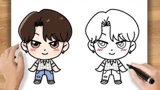 How to Draw Jinu Saja Boys KPop Demon Hunters