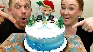 WORLDS BEST CHRISTMAS SNOWMAN CAKE