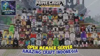 OPEN MEMBER SERVER MINECRAFT 1.21+ TERBARU: AMAZING CRAFT INDONESIA!