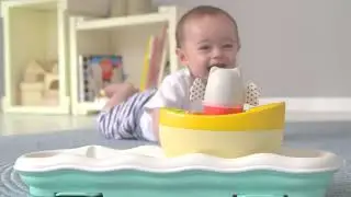 Taftoy musical boat cot toy #ตัวช่วยกล่อมลูก