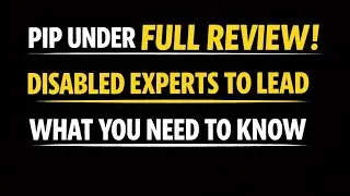 Breaking PIP Announcement Today !&ndash; Disabled People to Lead Full Review