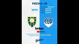 2025 - Inter - San Fernando vs CUQ - Fecha 26 URBA - 18/10/2025