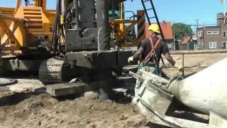 Erke Group,IHC FUNDEX F3500,  Making Soil Displacement Piles, www erkegroup com