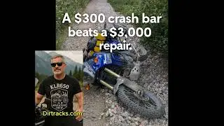 Dirtracks crash bars for adventure motorcycles