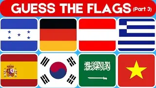 Can you guess world next 50 counties flags? | part 3 | Flag quiz hard Challenge |