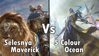 Selesnya Maverick vs.  5c Ocean (w.  Punk) /Magic: the Gathering/European Highlander