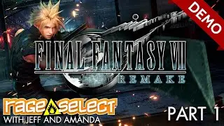 Final Fantasy VII Remake - Demo (The Dojo) Let's Play - Part 1
