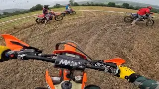 Riding A Slip 'n' Slide Enduro Event In The Rain (Full Lap)