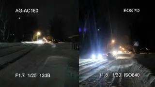 Panasonic AG-AC160 vs EOS 7D.4