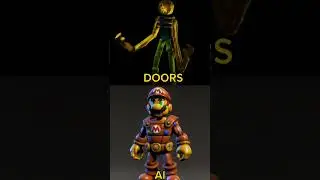 FIGURE'S NOOB ROBLOX DOORS SUPER HARD MODE VS AI COMPARISON #roblox #doors #ai