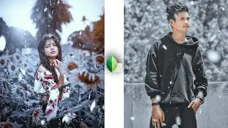 Snapseed snowfall winter season photo Editing 2021 | Snapseed snowfall photo editing 2021