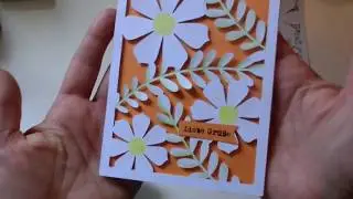 Vier Schnelle Karten basteln // Silhouette cut file