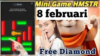 NEW UPDATE🔴Mini Games Hamster Kombat  8 februari 2025   | New Puzzle Solved Games