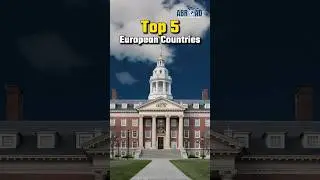 Top 5 European Countries for Study Abroad in 2025 | Scholarships, Low Fees & Work Visa 🎓🌍