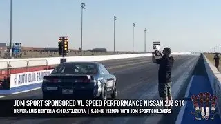 IMPORT FACEOFF: JDM SPORT VL SPEED 2JZ NISSAN S14 9.60@152MPH