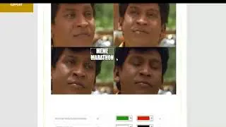 How to create a Meme in Meme Marathon website ?