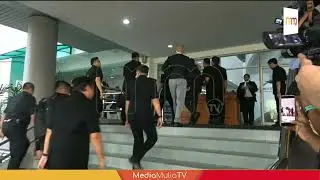 Tan Sri Hafizuddeain Jantan  tiba di Mahkamah Sesyen Shah Alam pagi ini,