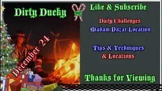 RDR2 Online | Daily Challenges & Madam Nazar Location December 24 | Dirty Ducky Tips & Locations |
