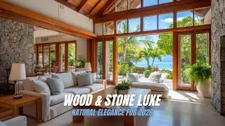 Wood & Stone Home Decor 2026: Create a Luxurious, Grounded Space with Natural Elements
