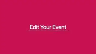 Edit Events in Luma