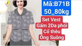 🌸THIẾT KẾ VEST GẤM PHỐI SANG ĐẸP_MẪU TẾT 2026. ☎️,ZALO:0938-821-920