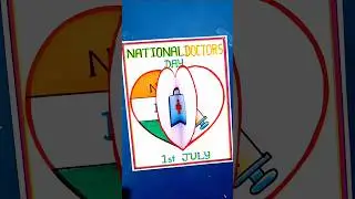 National Doctors Day Poster Drawing | Doctor's day drawing #shorts #short #youtubeshorts #viral