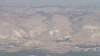 הנוף מכוכב הירדן Belvoir Fortress Landscape